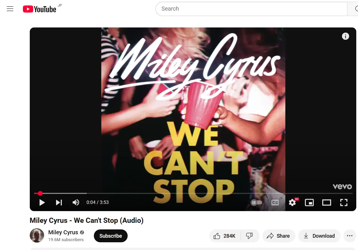 miley cyrus acted very rebellious in the video for this song